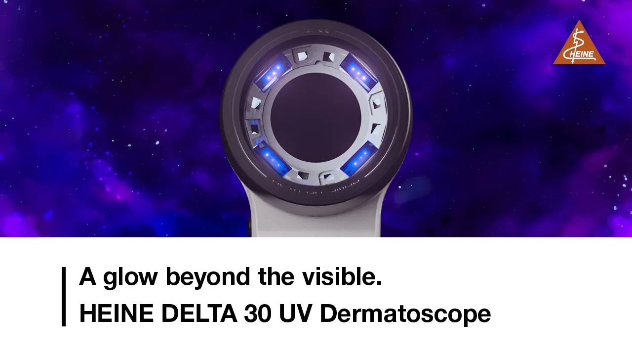 HEINE DELTA 30 UV Dermatoscope – A glow beyond the visible.