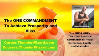 The One Spiritual Commandment To Achieve Success - Force The Matrix To Obey You