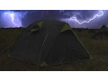 Download Lagu Thunderstorm \u0026 Rain On Tent Sounds For Sleeping | Lightning Drops Downpour Canvas Ambience