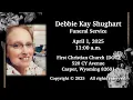 April 1 2025 Debbie Shughart Funeral