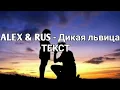 ALEX & RUS - Дикая львица (Lyrics, Текст)