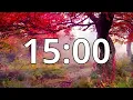 15 Minute Countdown Timer With Music and Alarm Simple Beep