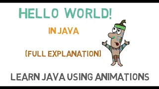 HelloWorld in Java Explained everything Java With Animation