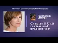 Functions 5 Unit review and practice test