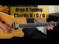 Play Along Guitar (Drop D) - Wannabe | Gavin Adcock