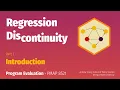 PMAP 8521 Regression discontinuity 1 Introduction