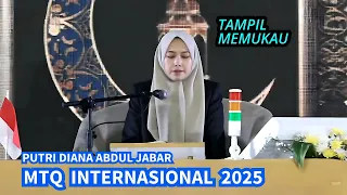 mtq internasional indonesia qoriah putri diana abdul jabar tampil memukau alquranichannel