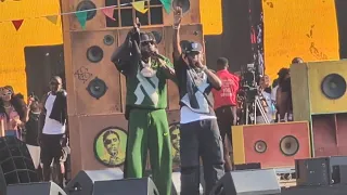 vybz kartel brings popcaan reggae legend ishana after 13 years in prison wireless fest 2025