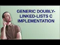 Codereview Generic Doubly-Linked-Lists C implementation