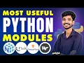 Most Useful Python Modules You Must Learn Python Libraries for Every Developer In Tamil