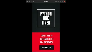 Python one-liners - Smart way of accessing a key in dictionary