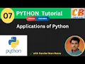 Python Programming for Beginners Applications of Python CODERBABA Part-7