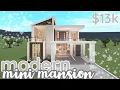 bloxburg modern mini mansion house build pt 1