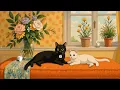 Download Lagu Sunlit Serenity 🌞🐱 Lofi Hip Hop 🍂Calm Your Anxiety, Relaxing Music