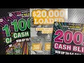 90 Mix of NJ Lottery Tickets 100X Cash Blitz 20 000 Loaded 200X Cash Blitz