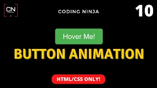 Button Animation using HTML and CSS Coding Ninja