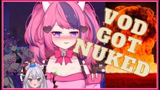 spicy q u0026a collab stream got the vod nuked ironmouse nyanners veibae projekt melody 