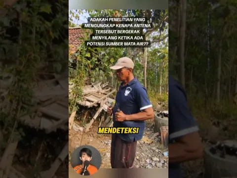 Gak perlu alat canggih, cara mendeteksi sumber mata air #shorts