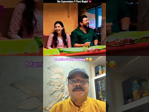 Mamitha🤩Priceless Expressions🤩🫶👑Bethlehem Kudumba Unit💕😘#shoot #mamithabaiju
