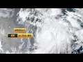 Timelapse of Category 4 Hurricane Erick 4K U NOAA Satellite Images with Mexico June 2025