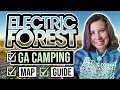 Electric Forest GA Campground Guide Map Overview