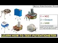 how to test potentiometer tutorial