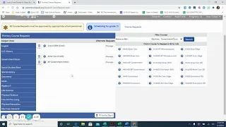 Aeries Online Course Requests How to 2021-2022