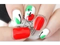 Back to School Apple Nails and Apple Ipad APP