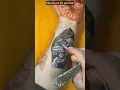 Henna Tattoo stencil how to use mehandi stencil on hand