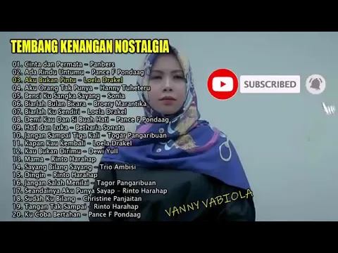 Download MP3 20 NOSTALGIA TEMBANG KENANGAN COVER BY VANNY VABIOLA   CINTA DAN PERMATA