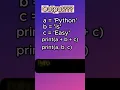Python Is Easy Then Explain This print global variables