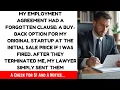 My Employment Agreement Had A Forgotten Clause A Buy-Back Option For My Original Startup At The