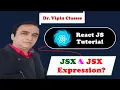 React Tutorial React JSX React JSX Expression Dr Vipin Classes