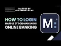 Login to Marcus by Goldman Sachs Online Banking 2026 Step-by-Step