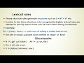 Syntax part 2
