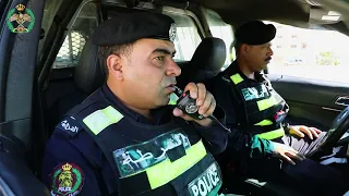 الإنتشار الواسع في مختلف مناطق المملكة لنشامى شرطة النجدة مكنهم من ضبط شخص بحوزته مواد مخدرة دندنها