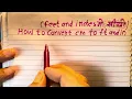 How to Convert Centimeters to Feet and Inches for Height Feet Centimeter Inch Height In