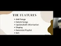 CSC1024 PROGRAMMING PRINCIPLES - A Python Based Music Management System 22025522