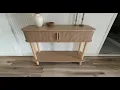 RARZOE Console Table with Storage Fluted Entryway Table Honest Review