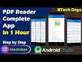 Make a PDF Reader App Complete App Android Project Android Studio