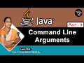 Learn Java Command Line Arguments Part - 9