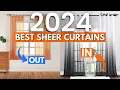5 Awesome Sheer Curtain Ideas for Your Home 2024