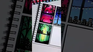 Mini FOREST drawing with MARKERS