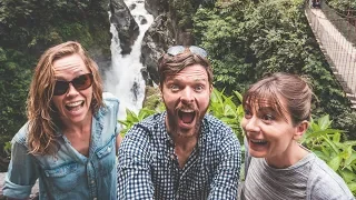 Flying HIGH & Getting WET in Banos || Ecuador Road Trip