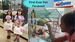 Our First Pet Birds Buying Parakeets at Pet-Smart Kid s Exciting Experience