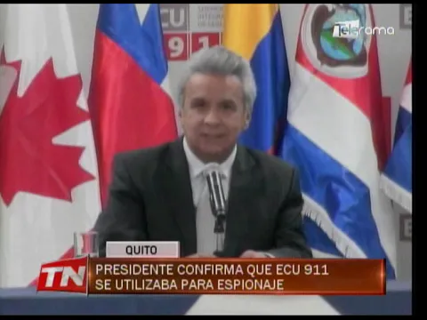 Presidente confirma que ECU 911 se utilizaba para espionaje