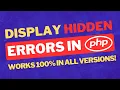 Display All Errors in All PHP Versions