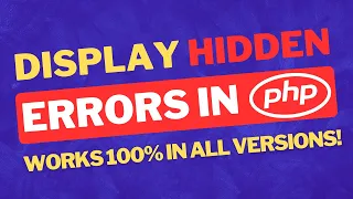 Display All Errors in All PHP Versions