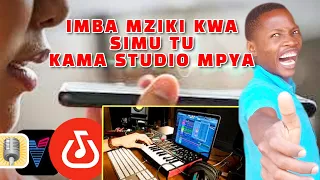 Jinsi Ya Kutengeneza Na Kuimba Mziki Kwa Simu Sauti Na Nyimbo Kama Studio Kubwa App Mpya Bandlab 