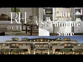 Restoration Hardware Store vs RH Outlet Tour How To Get The Restoration Hardware Look